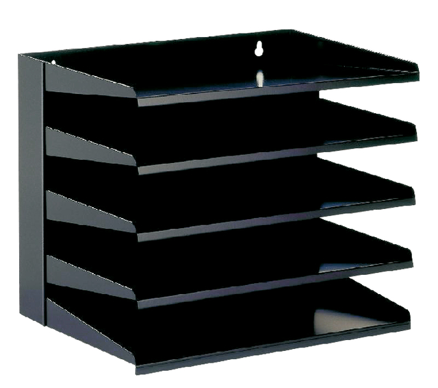 Etagère trieur Vepa Bins 5 compartiments noir