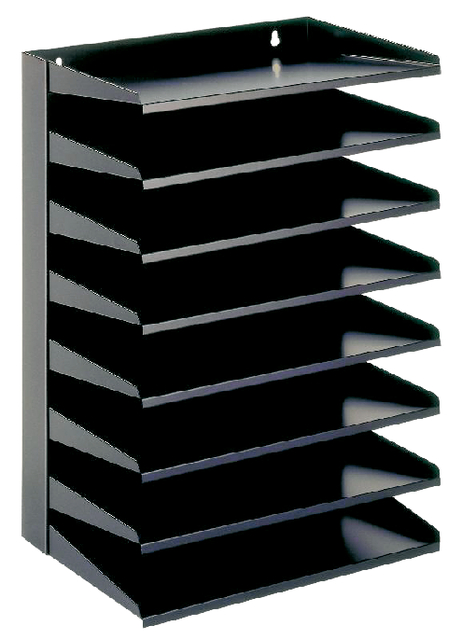 Etagère trieur Vepa Bins 8 compartiments noir