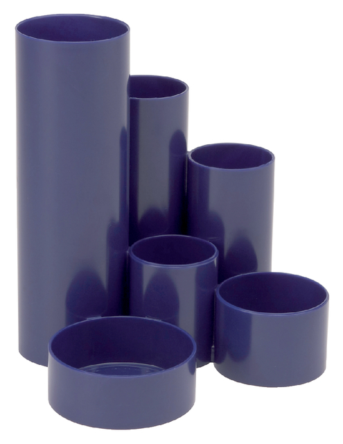 Pennenkoker MAUL Tubo blauw 6-vaks Ø150x125mm