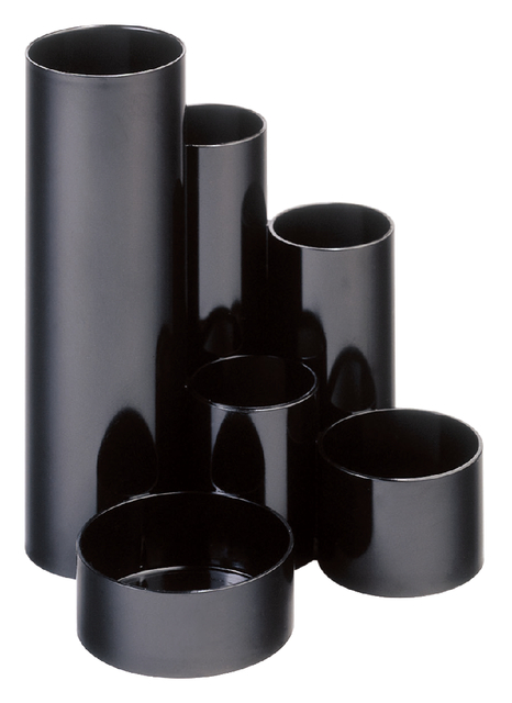 Pennenkoker MAUL Tubo zwart 6-vaks Ø150x125mm