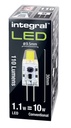 Ledlamp Integral GU4 4000K koel wit 1W 110lumen