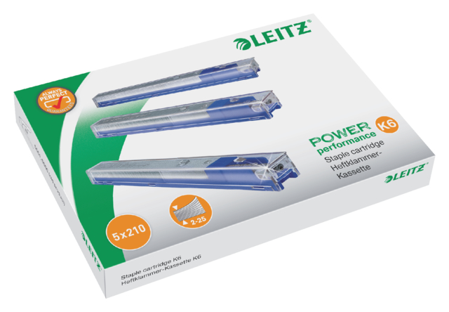 Nieten Leitz cartridge K6 5x210 stuks