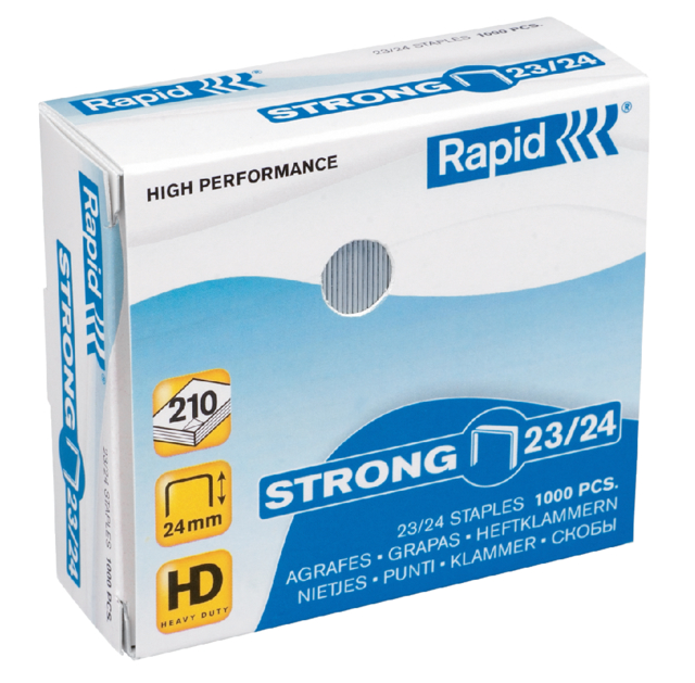 Agrafes Rapid 23/24 galvanisé strong 1000 pcs