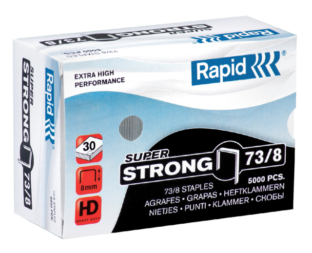 Agrafes Rapid 73/8 galvanisé super strong 5000 pcs