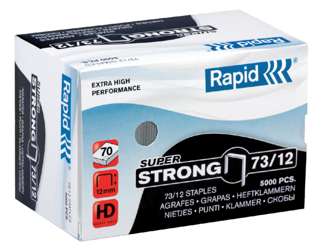 Agrafes Rapid 73/12 galvanisé super strong 5000 piècescs