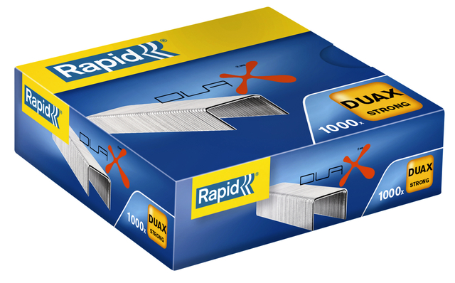 Agrafes Rapid Duax galvanisé strong 1000 pièces