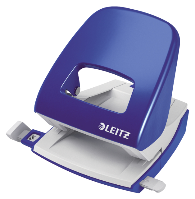 Perforateur Leitz 5008 NeXXt métal 30 feuilles bleu