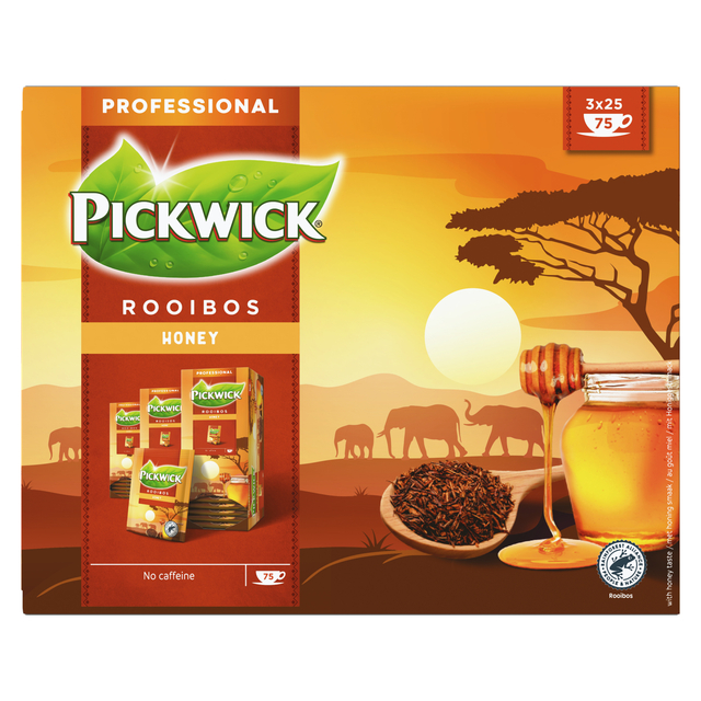 Thee Pickwick rooibos honey 25x1.5gr