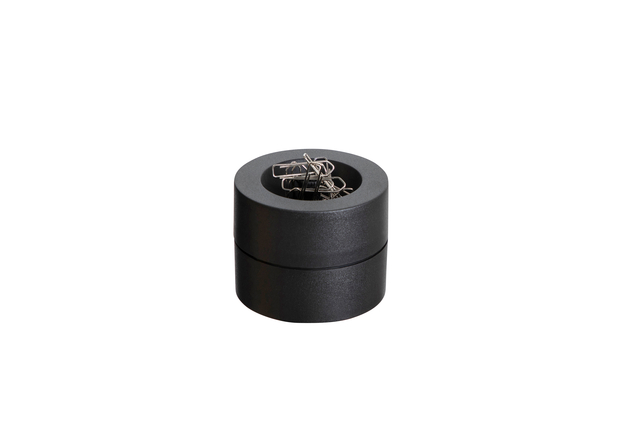Papercliphouder MAUL Pro magnetisch Ø73mmx60mm zwart