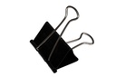 Pince à papier MAUL 215 Foldback noir 6 pièces