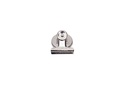 Papierklem MAUL Bulldog met magneet 30mm zilver 2 stuks