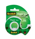 Ruban adhésif Scotch Magic 810 10mx12mm invisible + dévidoir