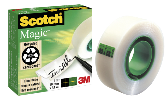 Plakband Scotch Magic 810 19mmx33m onzichtbaar mat