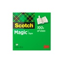Ruban adhésif Scotch Magic 810 66mx25mm invisible mat