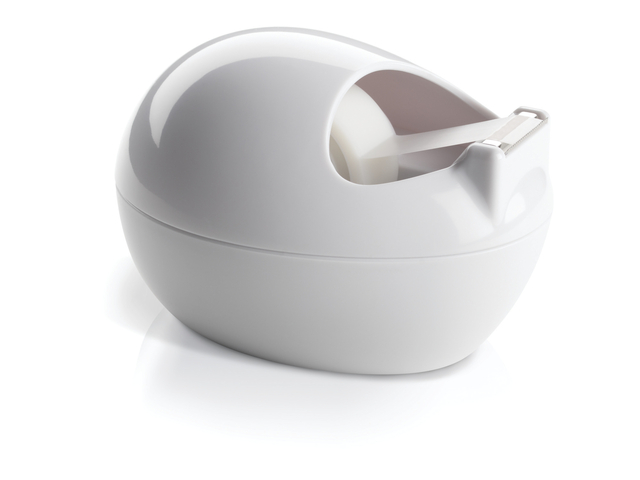 Plakbandhouder Scotch C36 Pebble wit + 1 rol magic tape 19mmx7.5m