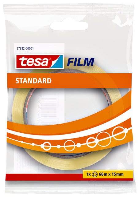 Ruban adhésif tesafilm® Standard 66mx15mm transparent
