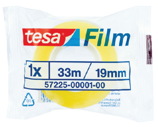 Plakband tesafilm® Standaard 33mx19mm transparant