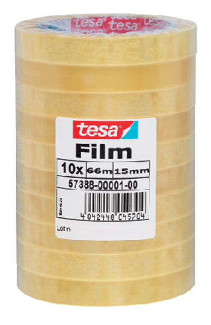 Plakband tesafilm® standaard 66mx15mm transparant