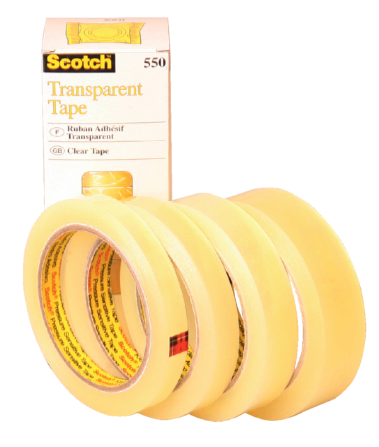 Plakband Scotch 550 15mmx66m transparant