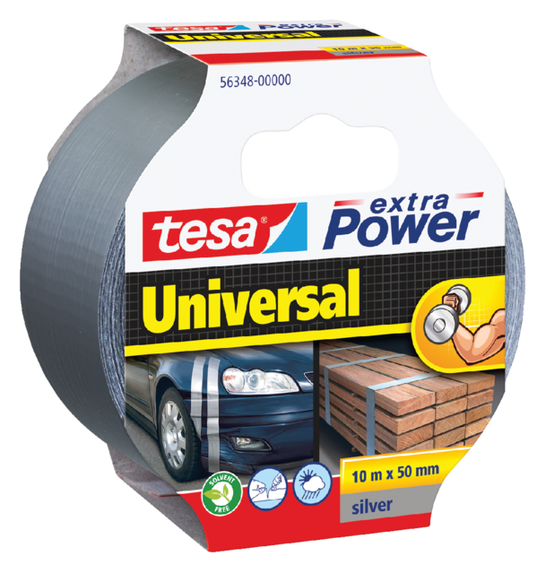 Duct tape tesa® extra Power Universal 10mx50mm grijs