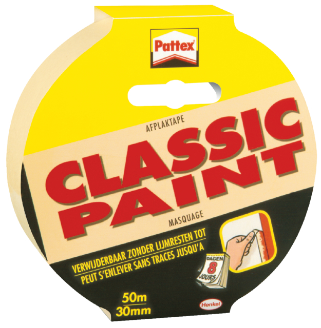 Ruban de masquage Pattex Classic 30mmx50m crème