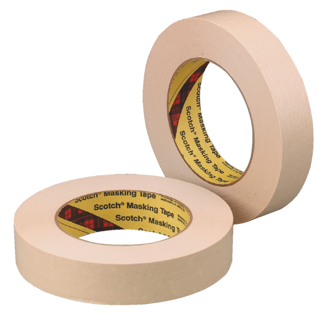 Afplaktape Scotch 202 18mmx50m crêpe beige