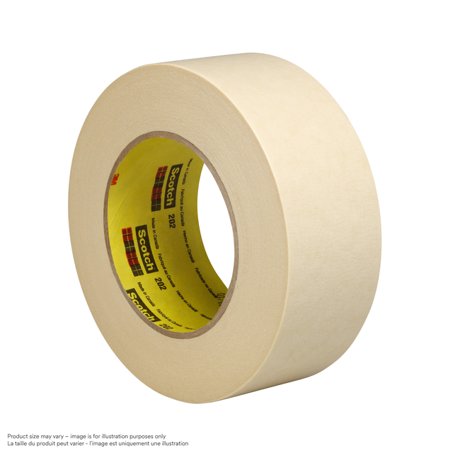 Ruban de masquage Scotch 202 50mx18mm crêpé crème