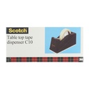 Dévidoir Scotch C10 lesté rouleau jusqu'à 66m noir