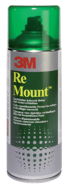 Lijm 3M remount spray spuitbus 400ml