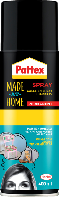 Spuitlijm Pattex hobby spuitbus permanent 400ml