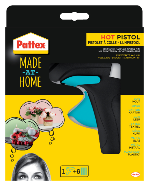 Pistolet à colle Pattex Hobby kit starter