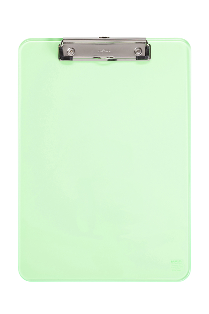 Porte-bloc MAUL A4 portrait PS transparent néon vert