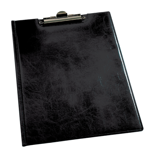 Porte-bloc à pince avec rabat Durable 2355 A4 + pochette noir