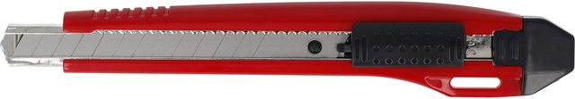 Cutter Westcott Premium 9mm bouton sur glissière rouge