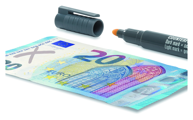 Stylo-détecteur de faux billets Safescan 30 gris