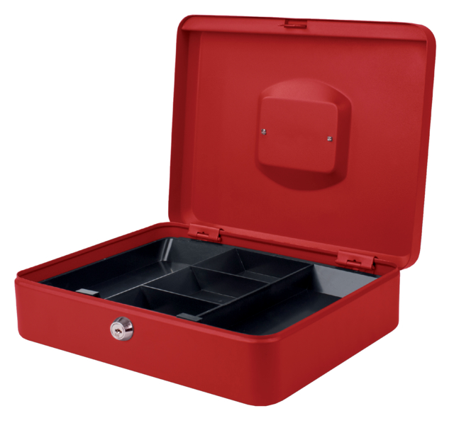 Coffret caisse Pavo 300x240x90mm rouge