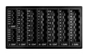 Monnayeur Pavo 330x183x20mm noir