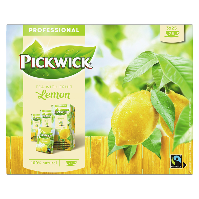 Thee Pickwick Fair Trade lemon 25x1.5gr