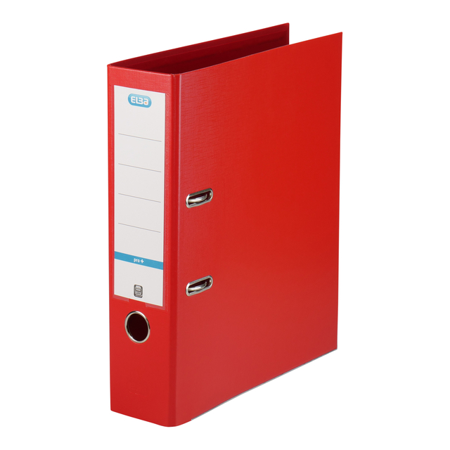 Classeur à levier Elba Smart Pro+ A4 80mm PP rouge