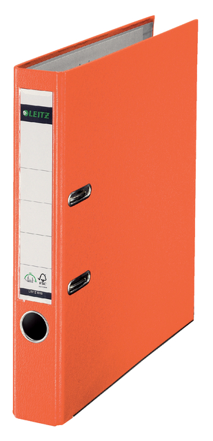 Ordner Leitz 1015 180° 50mm PP A4 oranje