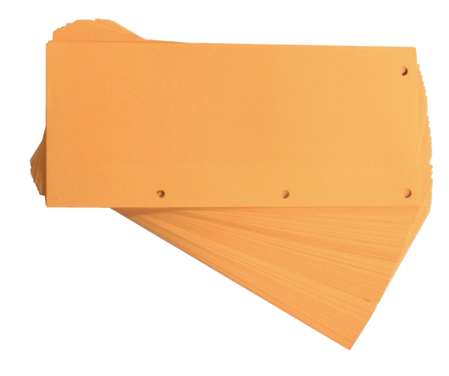 Scheidingsstrook Oxford duo 240x105mm oranje 60 stuks