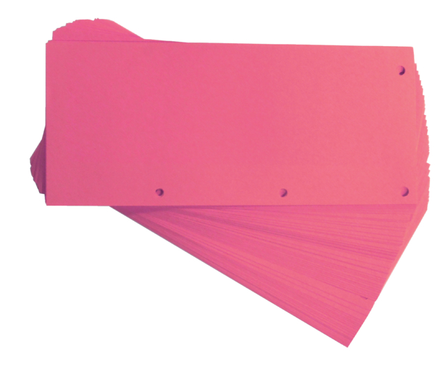 Scheidingsstrook Oxford duo 240x105mm roze 60 stuks