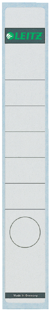 Etiquette dorsale Leitz Small/longue 39x285mm autocollante blanc 10 pièces