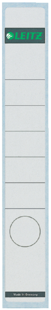 Etiquette dorsale Leitz Small/longue 39x285mm autocollante blanc 10 pièces