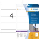 Étiquette dorsale HERMA 61x192mm amovible large blanc