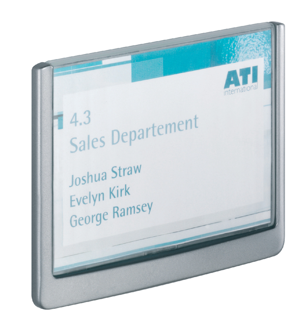 Deurbordje Durable Click sign 149x105,5mm grafiet