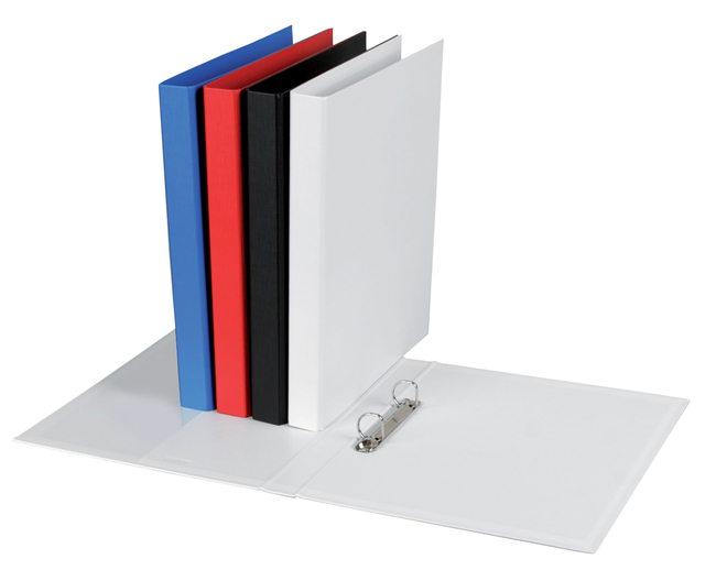 Classeur 2 anneaux Quantore A4 méc-D 20mm PP blanc