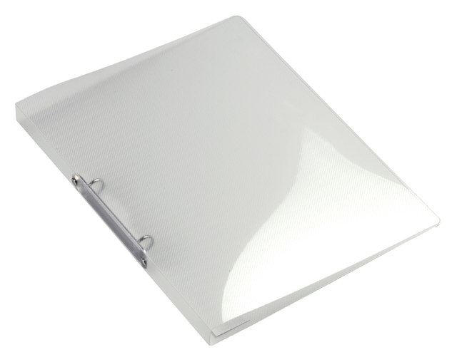 Classeur 2 anneaux HF2 A4 méc-O 16mm PP transparent blanc
