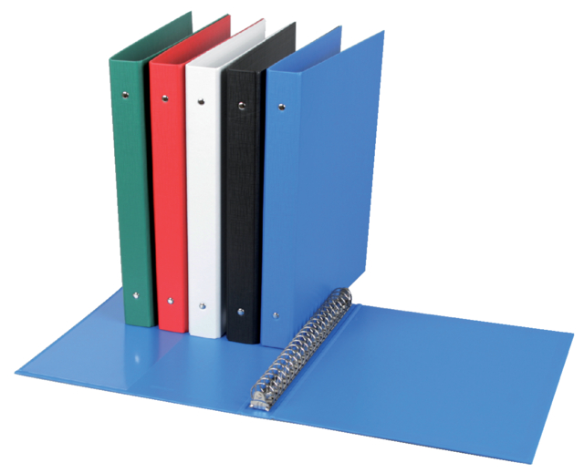 Classeur 23 anneaux Quantore A4 méc-O 19mm PP bleu