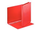 Classeur panorama Esselte Essentials A4 4 anneaux méc-O 16mm rouge